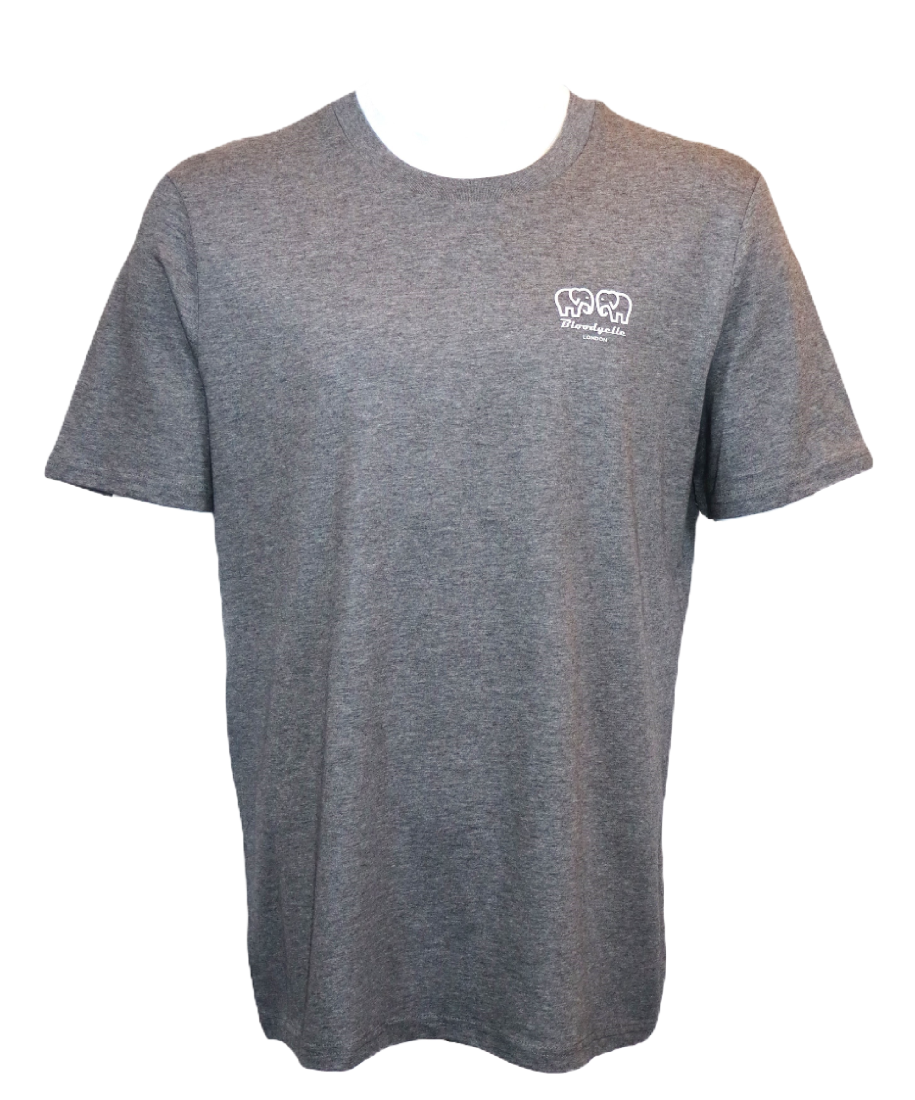 Heather Gray Bloodyelle Mini Raised Rubberised Logo T-Shirt