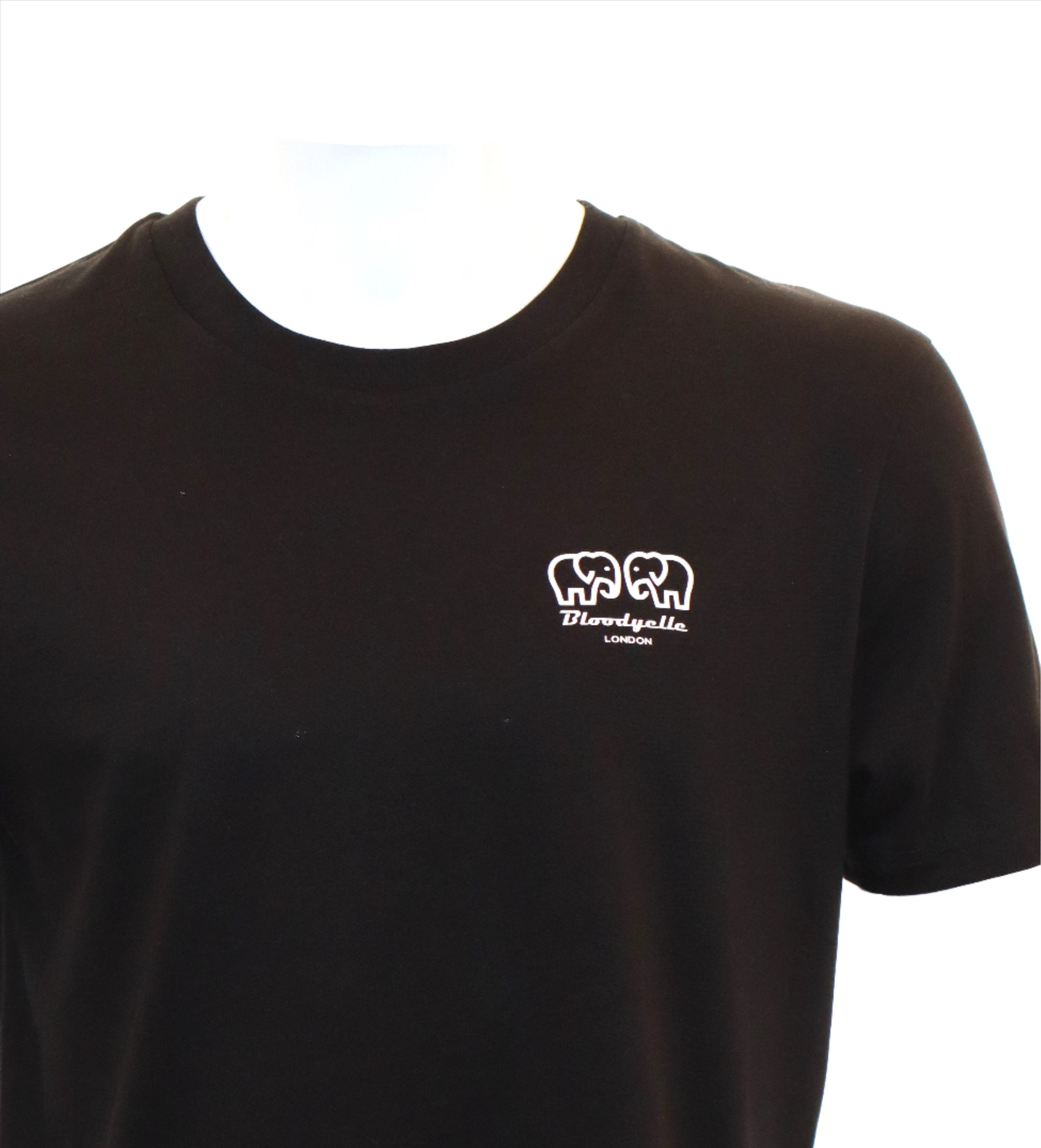 Black Bloodyelle Mini Raised Rubberised Logo" T-Shirt