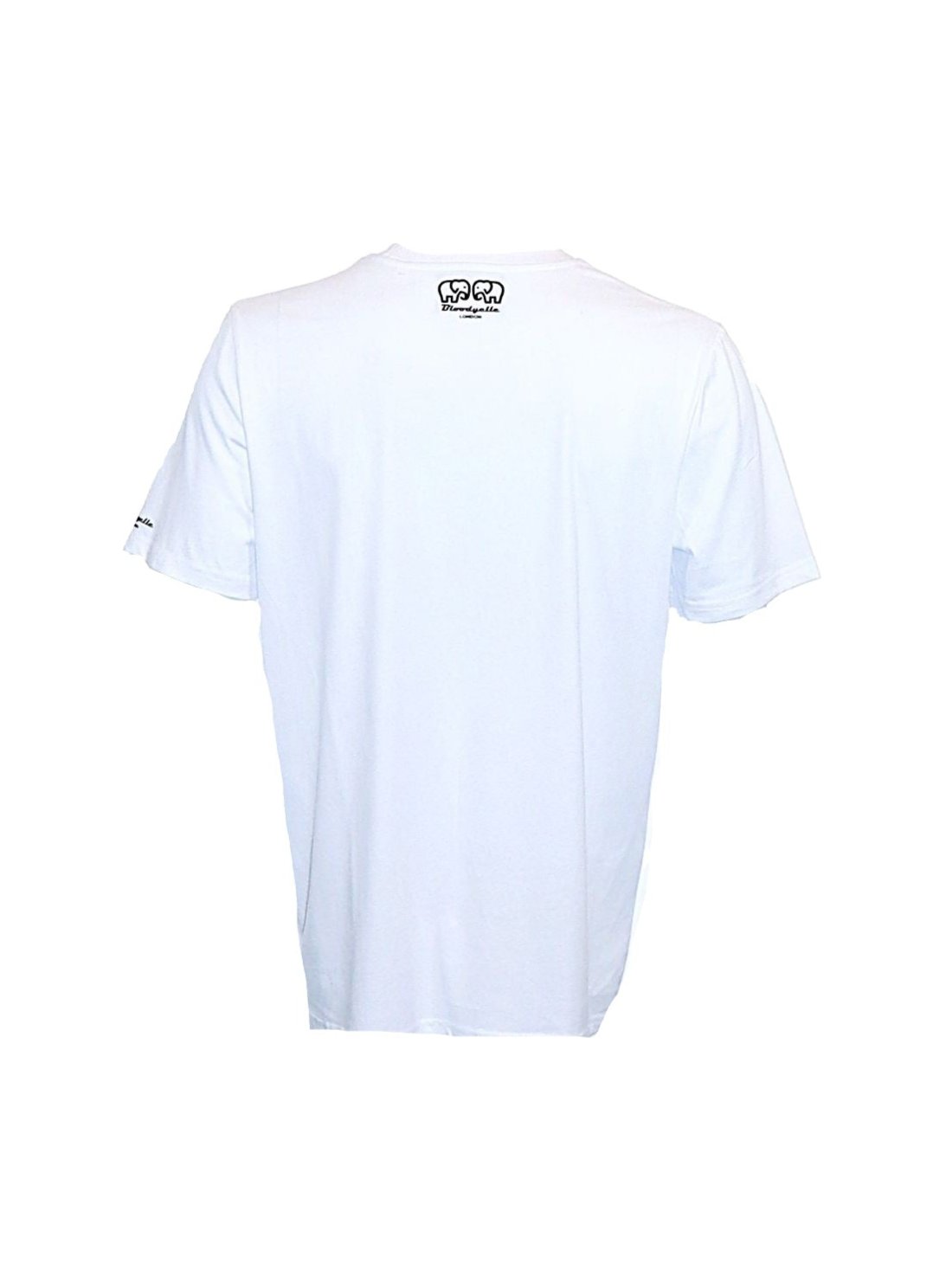 Bloodyelle Elephant White with Black Raised Logo T-Shirt