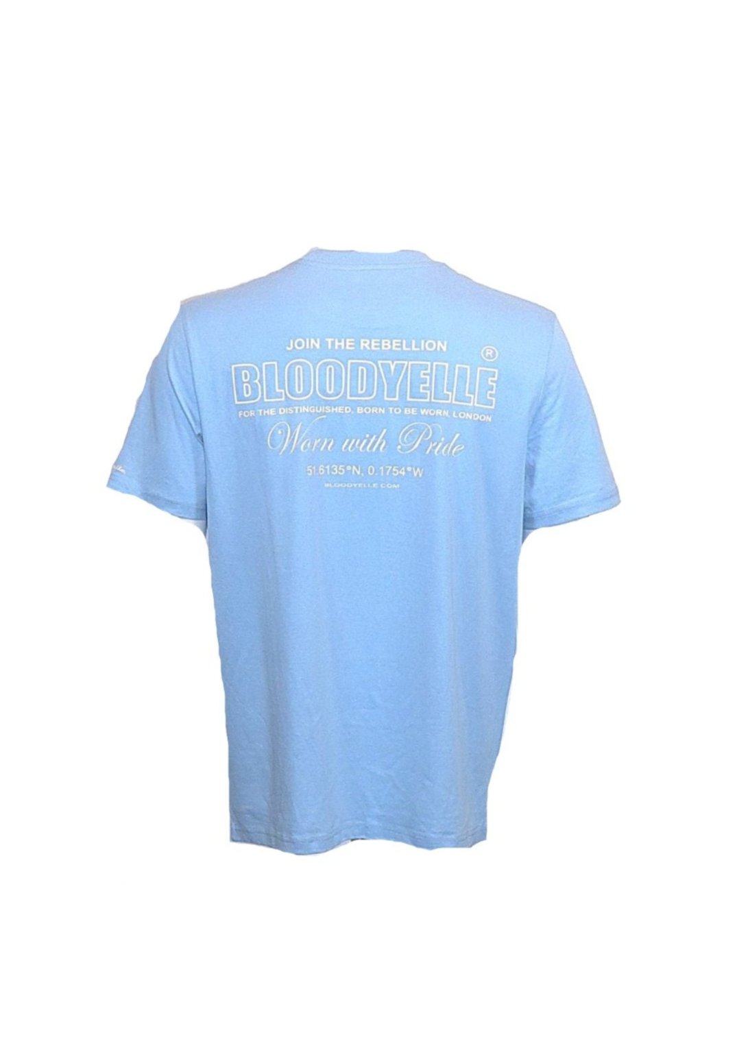 Wear with Pride Light Blue with Beige Logo T-Shirt