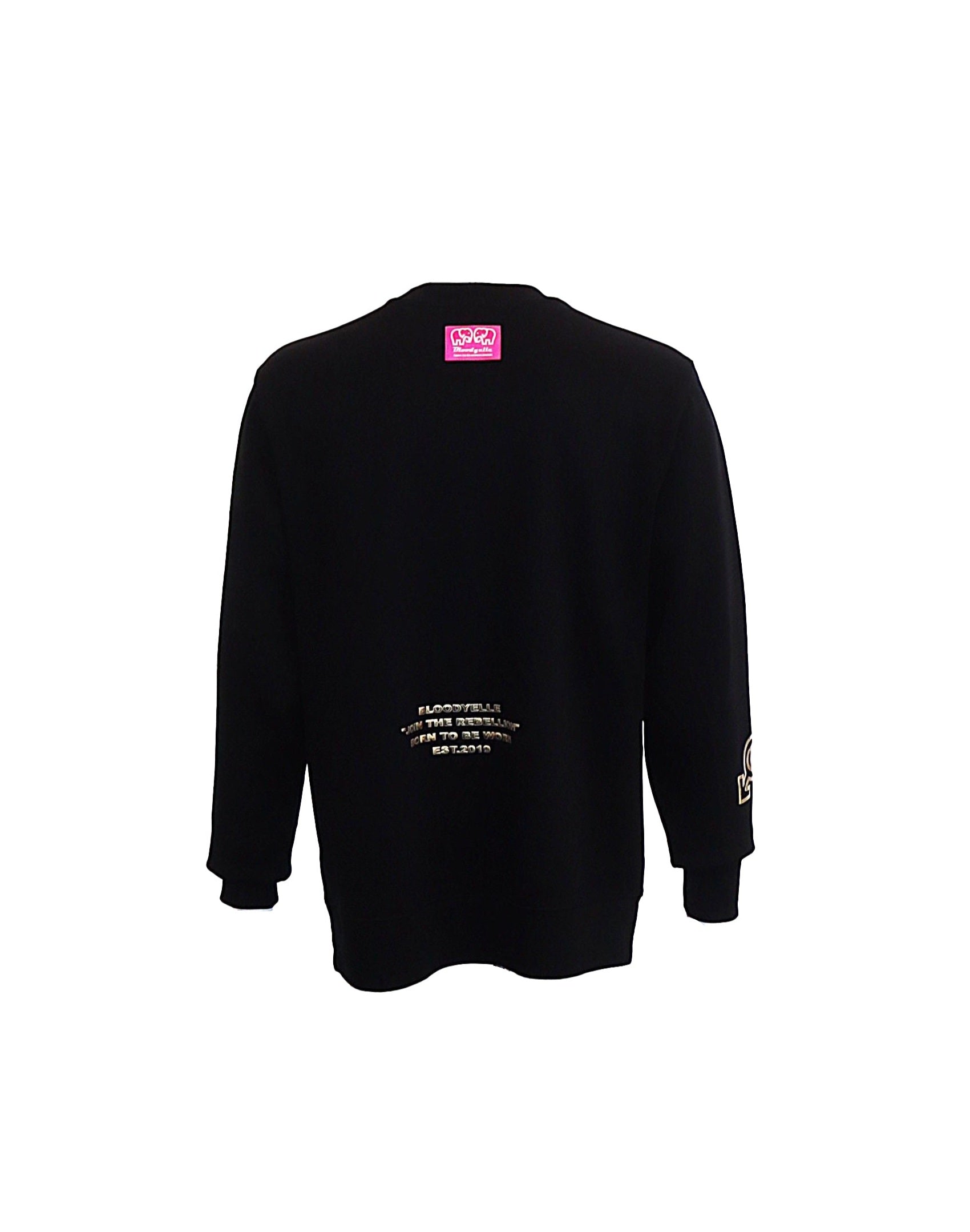 Join the New Rebellion Black and Gold Puff Sweatshirt