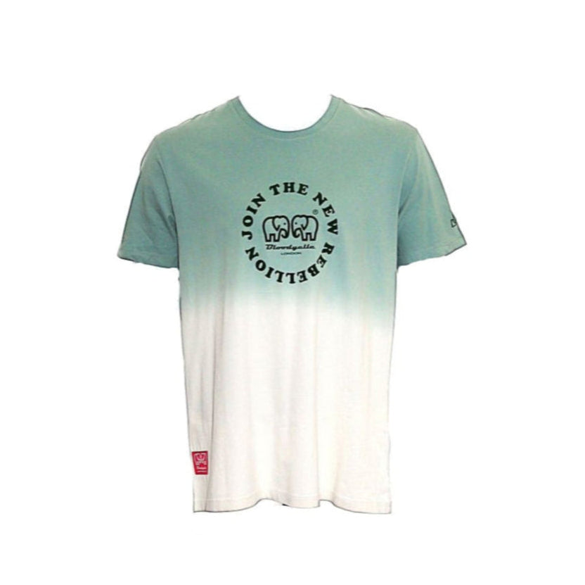 Medium Logo Green and Green Flock T-Shirt