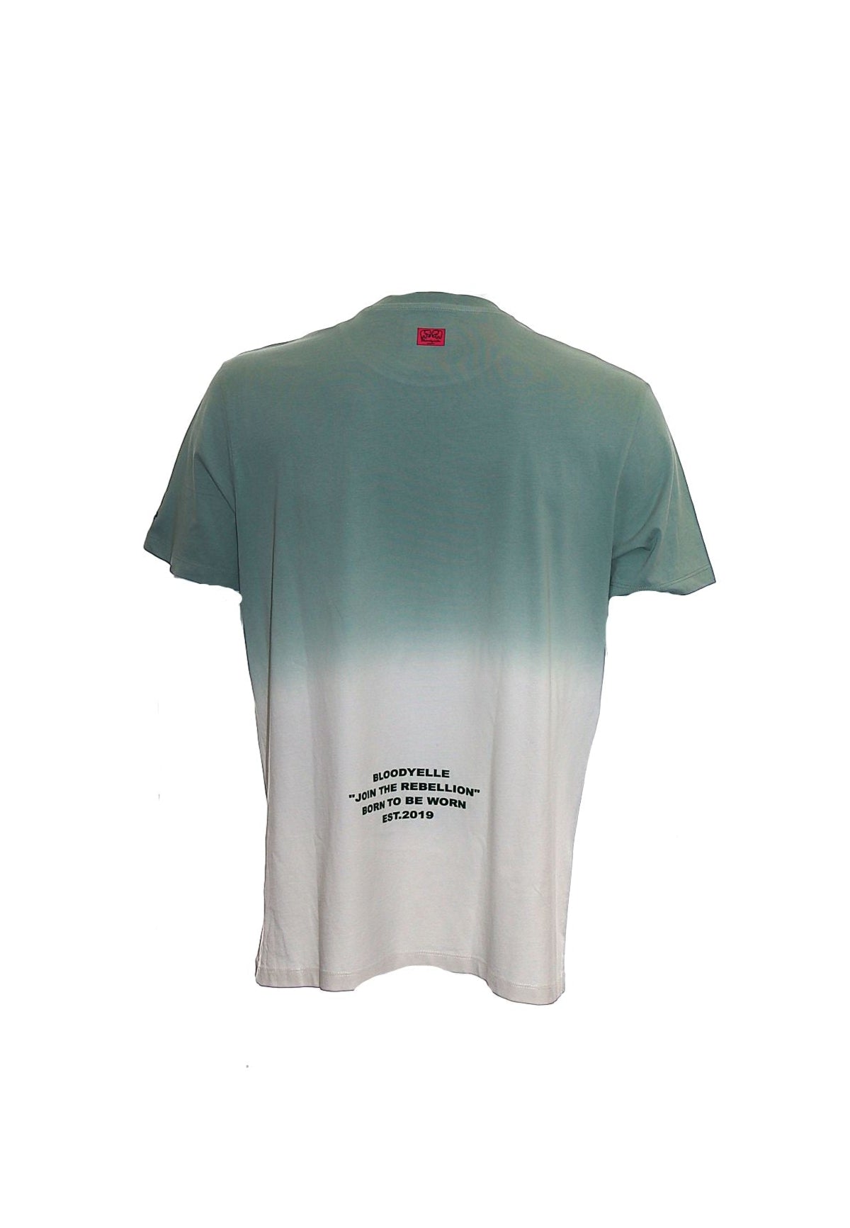 Medium Logo Green and Green Flock T-Shirt