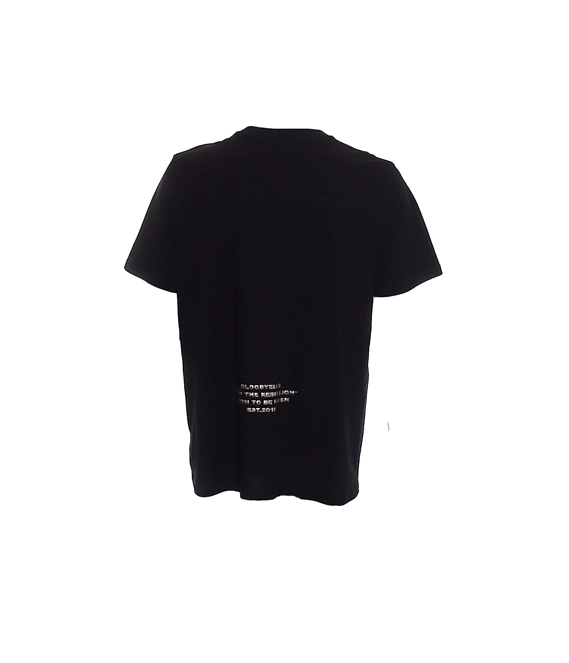 Rebellion Black and Gold Puff T-Shirt