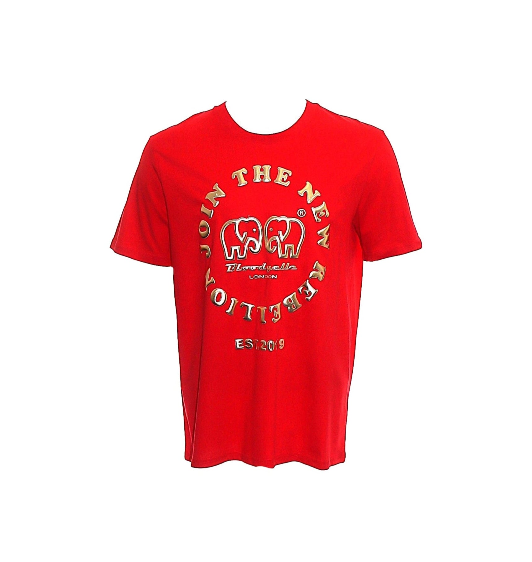 Rebellion Red and Gold Puff T-Shirt