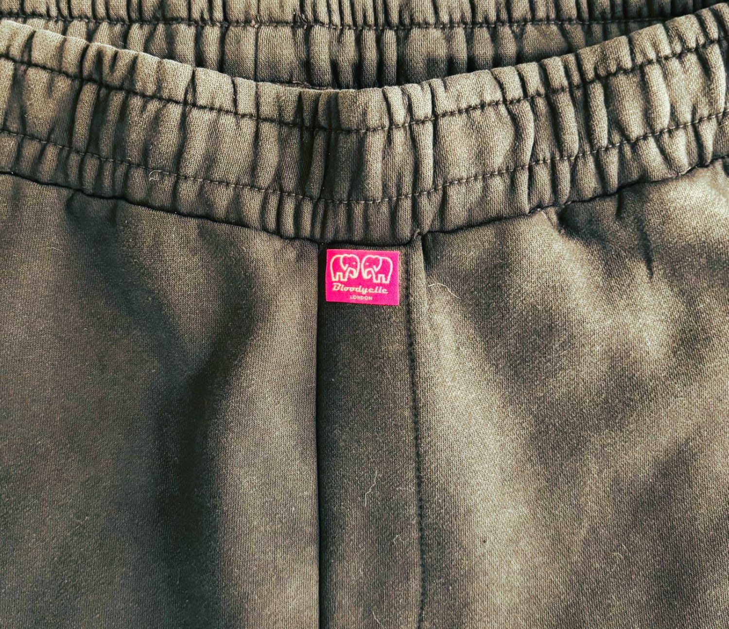 Black and Gold Flock Joggers