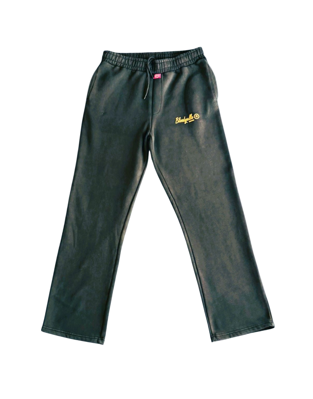 Black and Gold Flock Joggers