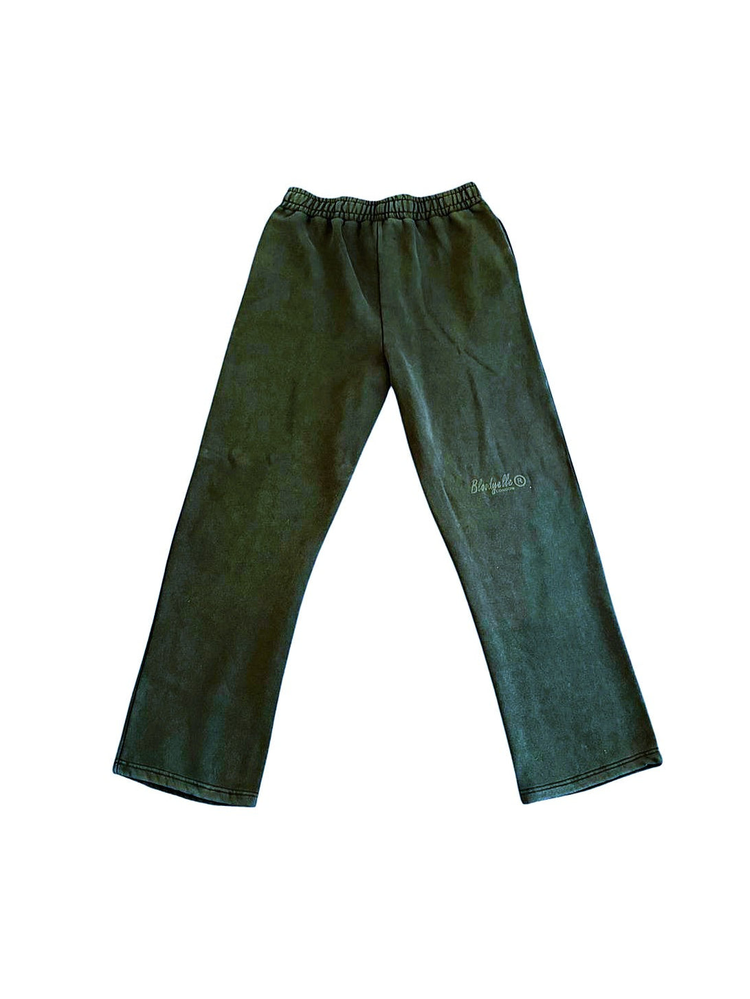 Black and Black Puff Joggers