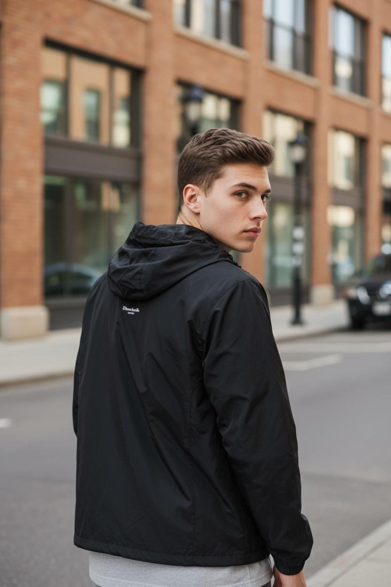 Black Windbreaker