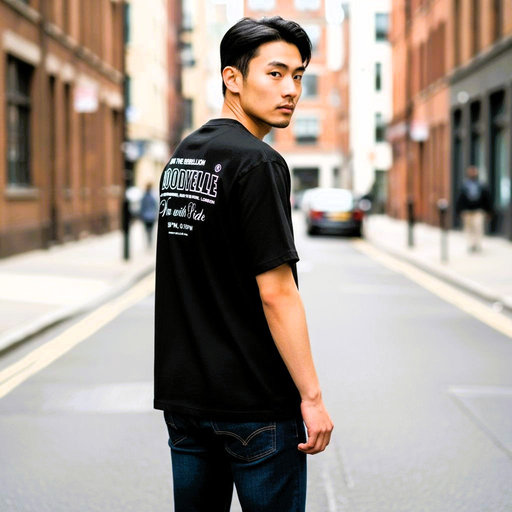 Wear with Pride Black with Glow in the Dark Logo T-Shirt