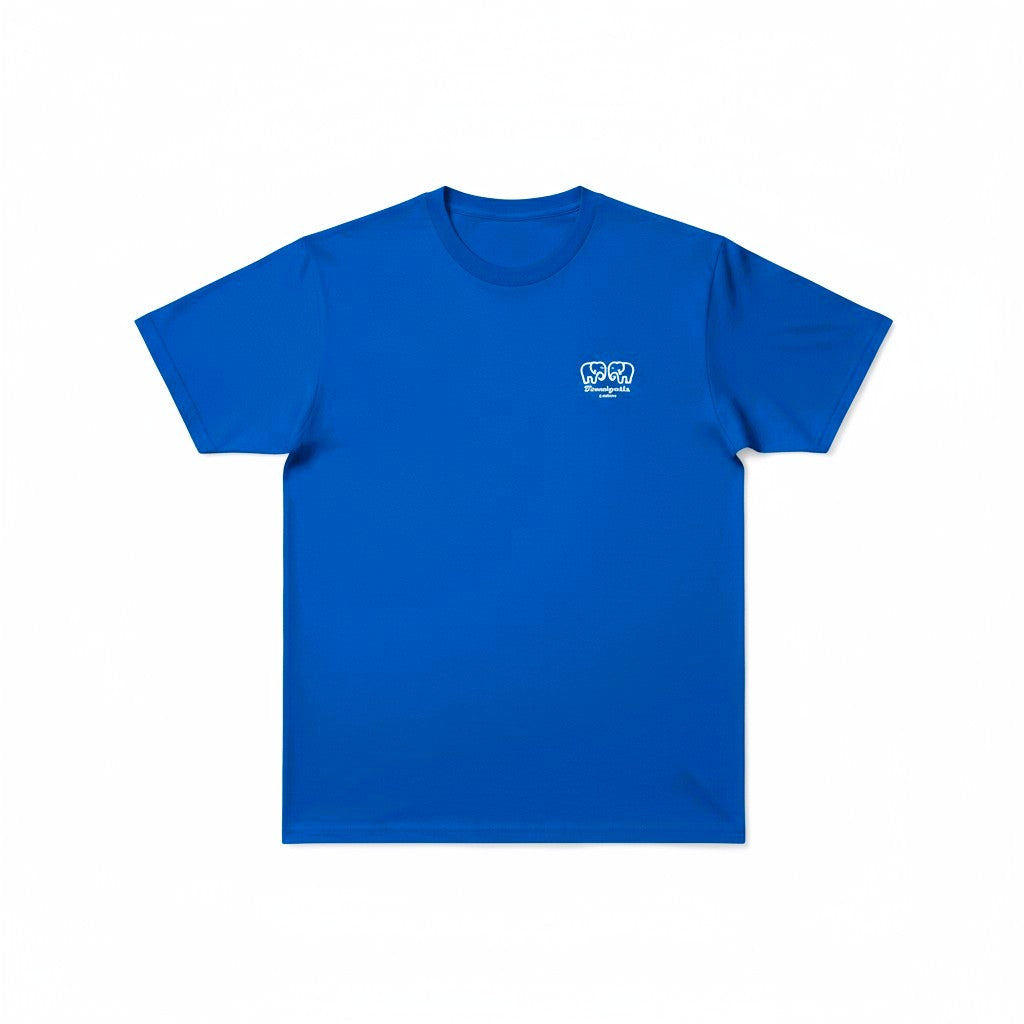Royal Blue Bloodyelle Mini Raised Rubberised Logo T-Shirt