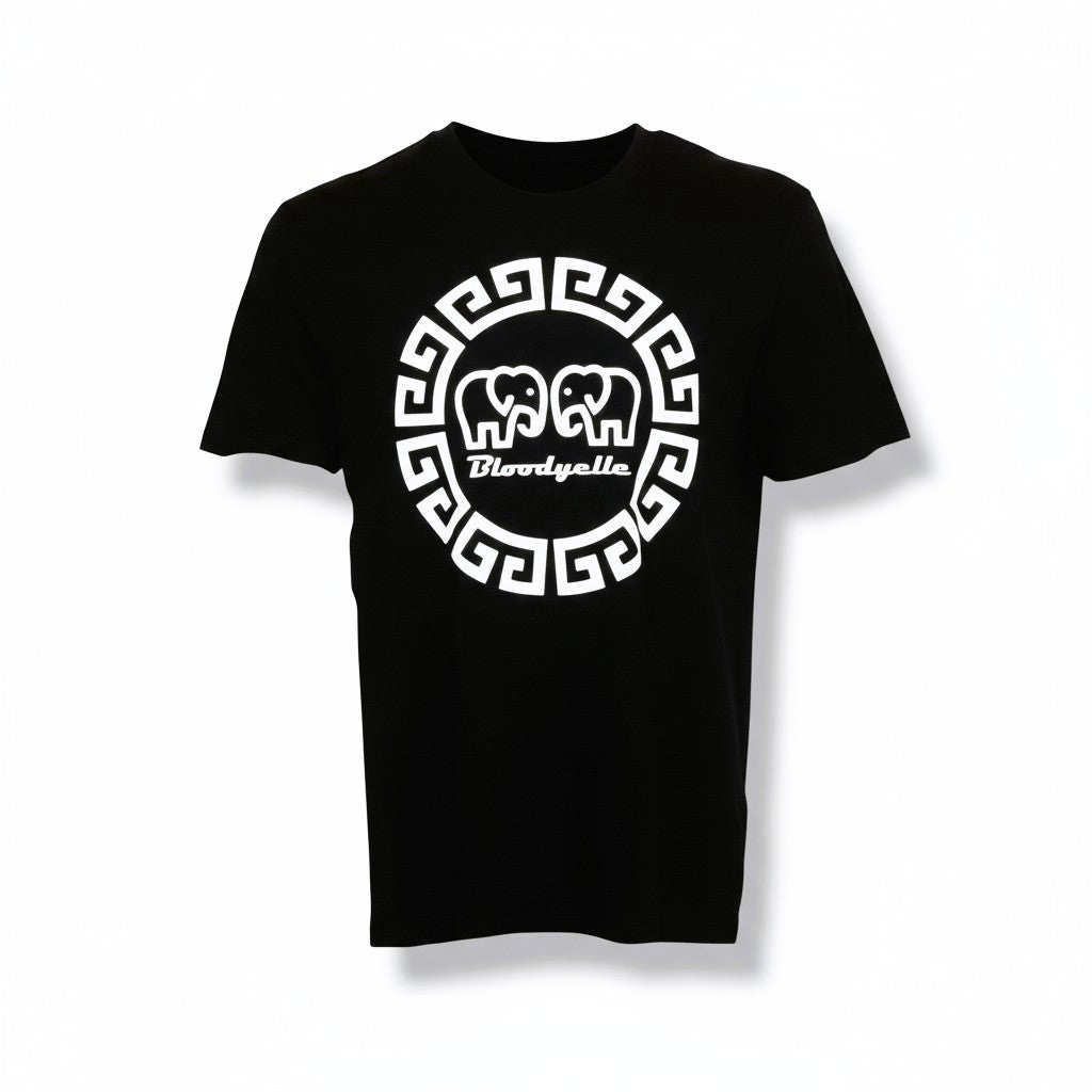 Greek Legends 2 Black T-Shirt White Reflective Logo