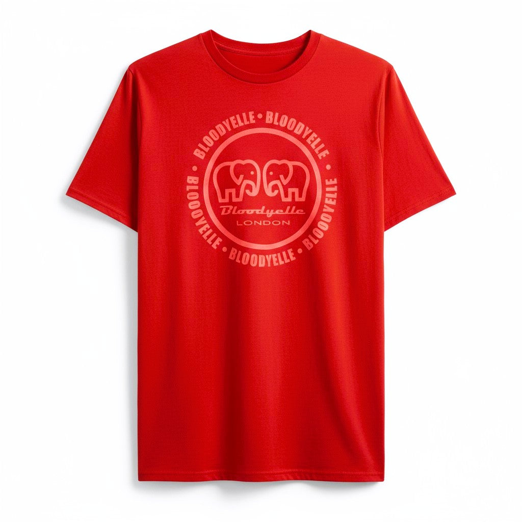 Large Logo Infinity Red with Neon Red T-Shirt