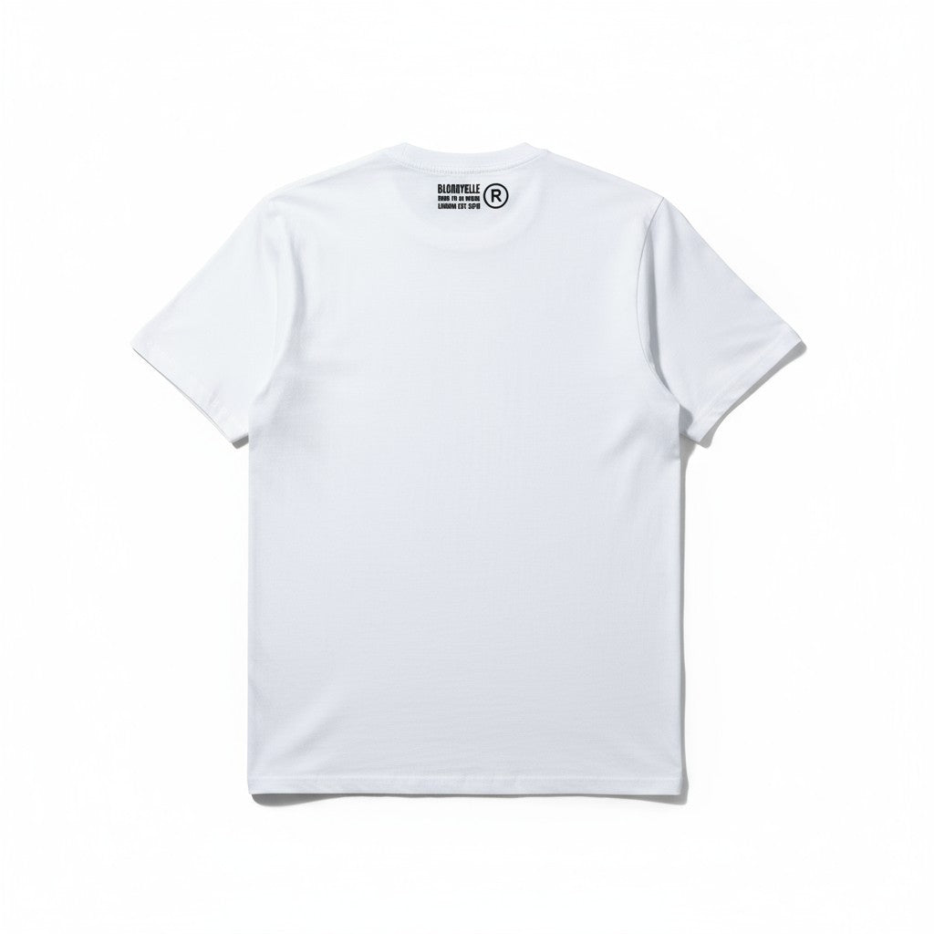 Starbright White Black and red Metallic T-Shirt