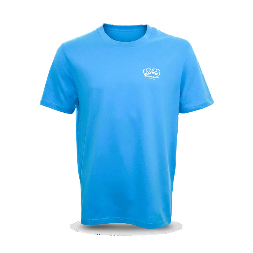 Aqua Blue Bloodyelle Mini Raised Rubberised Logo T-Shirt