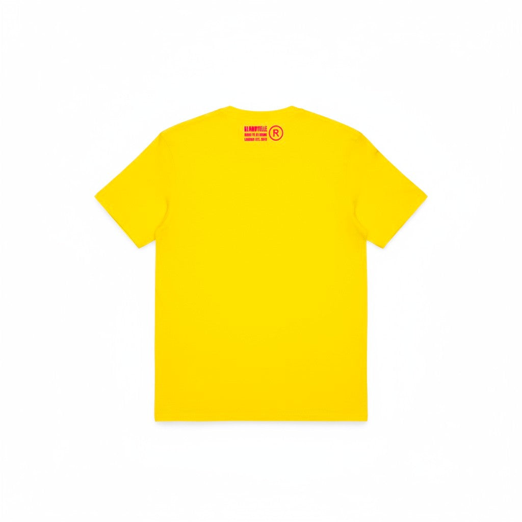 For those who know T-Shirt Yellow Black and Red Flock Pineapple