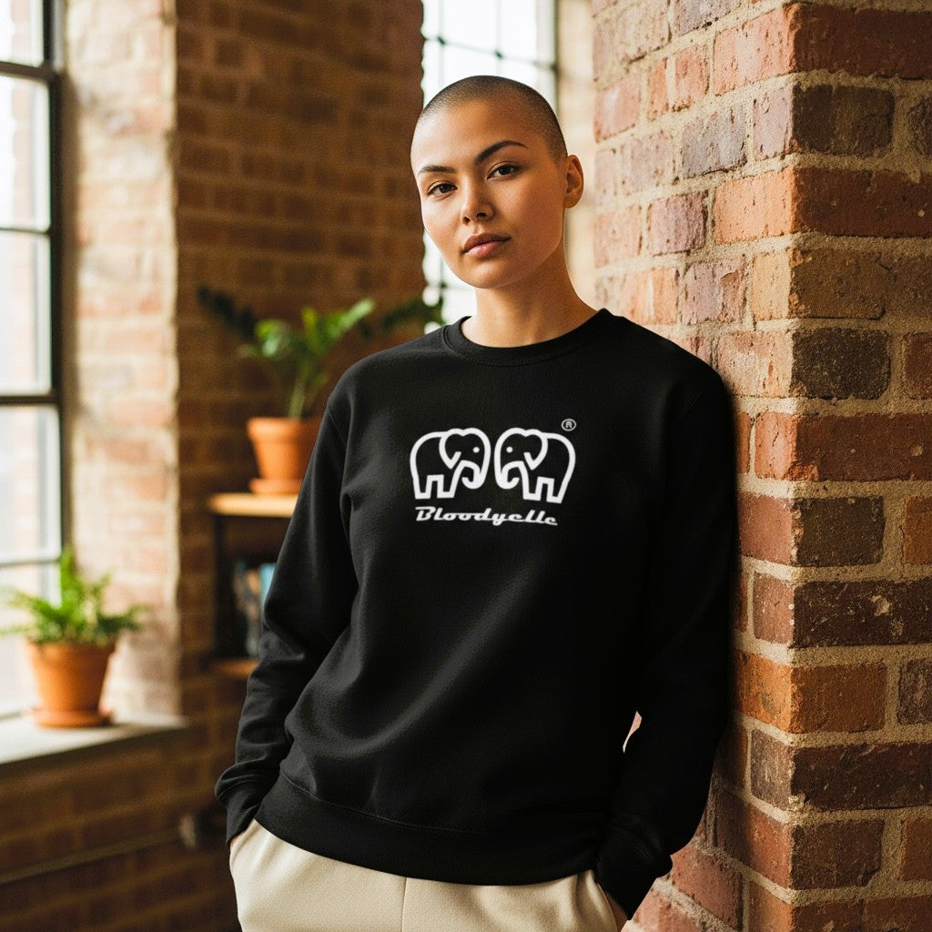 Black Elephant logo Brand Sweatshirt