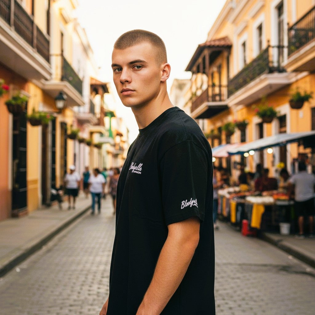 Bloodyelle with White Signature T-Shirt