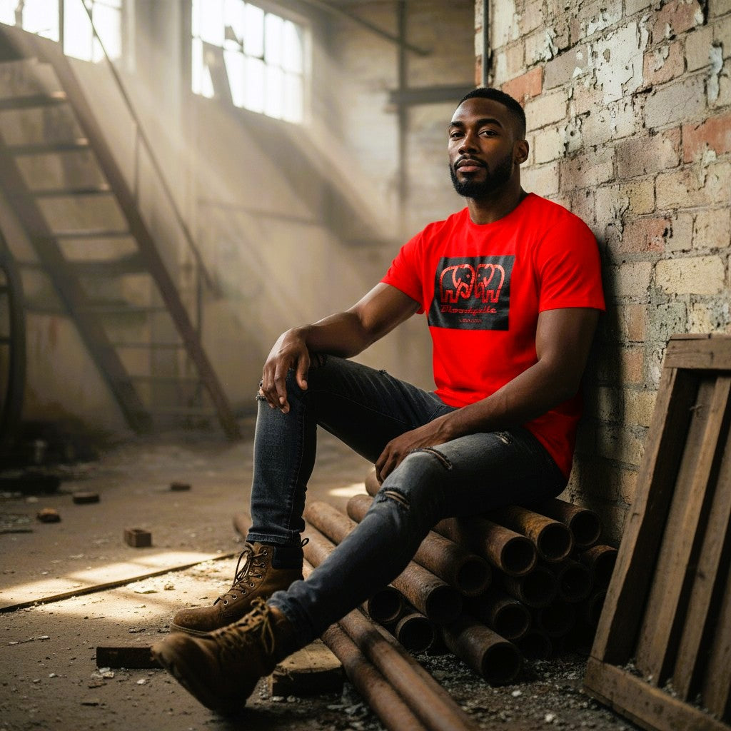 Red Limited Edition Elephant Box T-Shirt