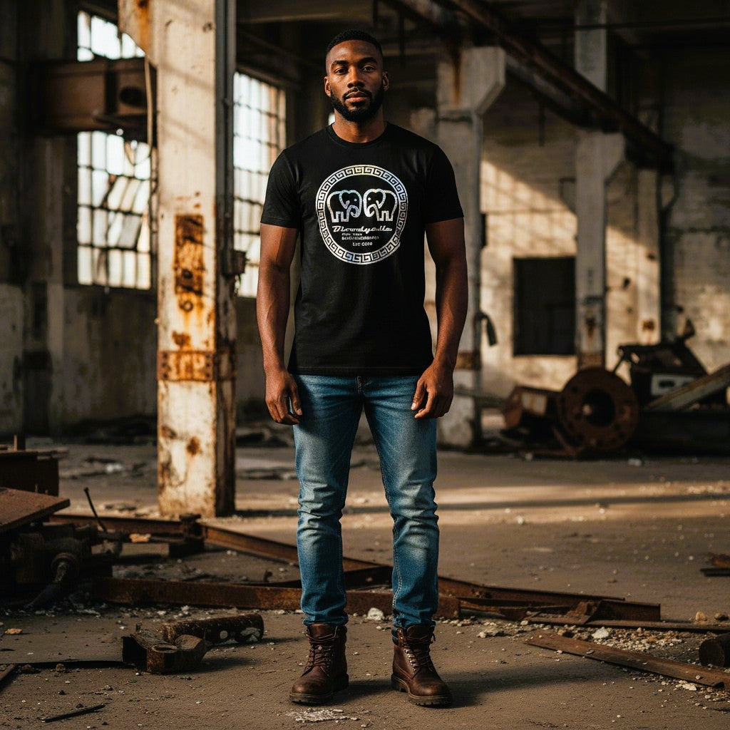 Greek Legends Black with Chrome T-Shirt