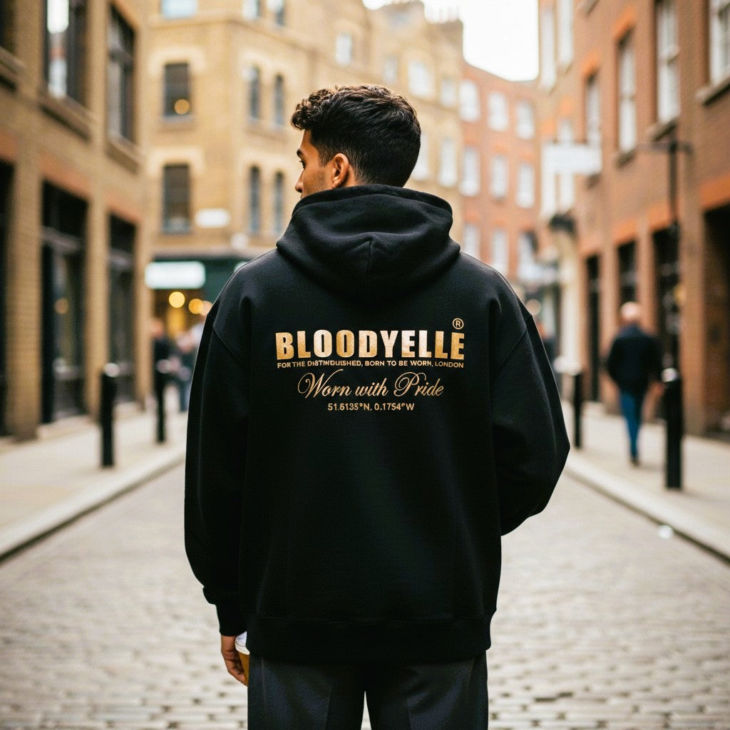 Hoodie Black w/ Rose Gold Logo