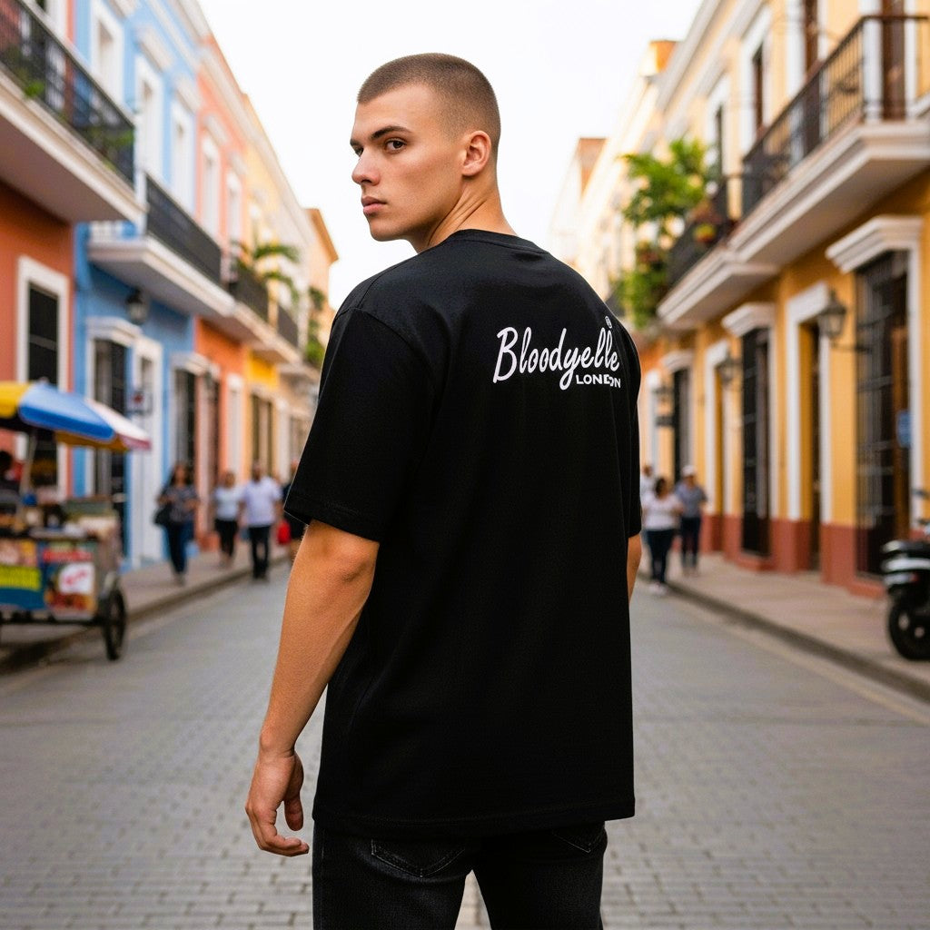 Bloodyelle with White Signature T-Shirt