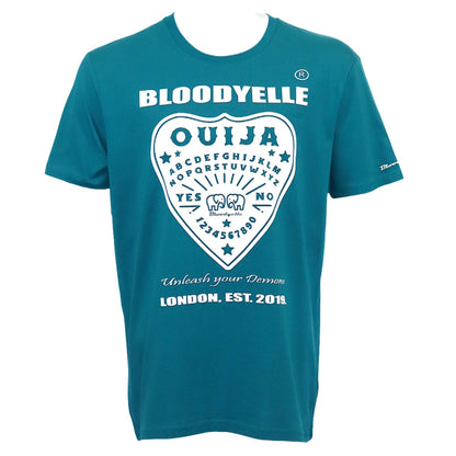 T-Shirt OUIJA Teal w/ White Design