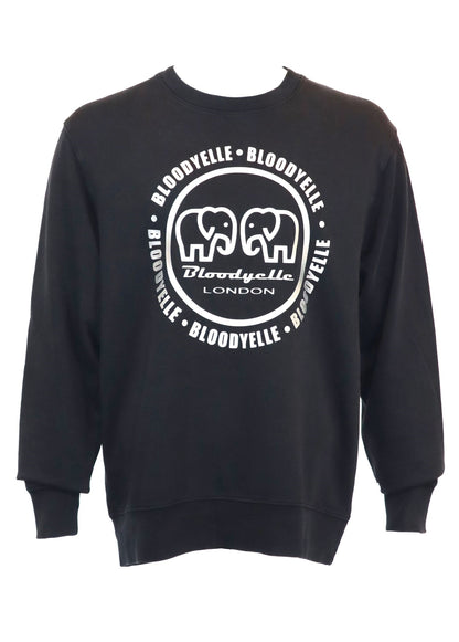 Vintage Black Bloodyelle Infinity Logo Sweatshirt