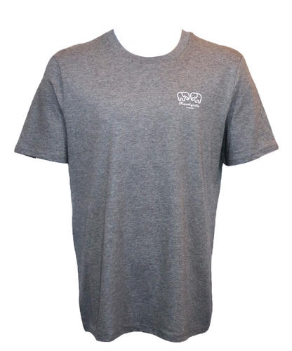 Heather Gray Bloodyelle Mini Raised Rubberised  Logo T-Shirt