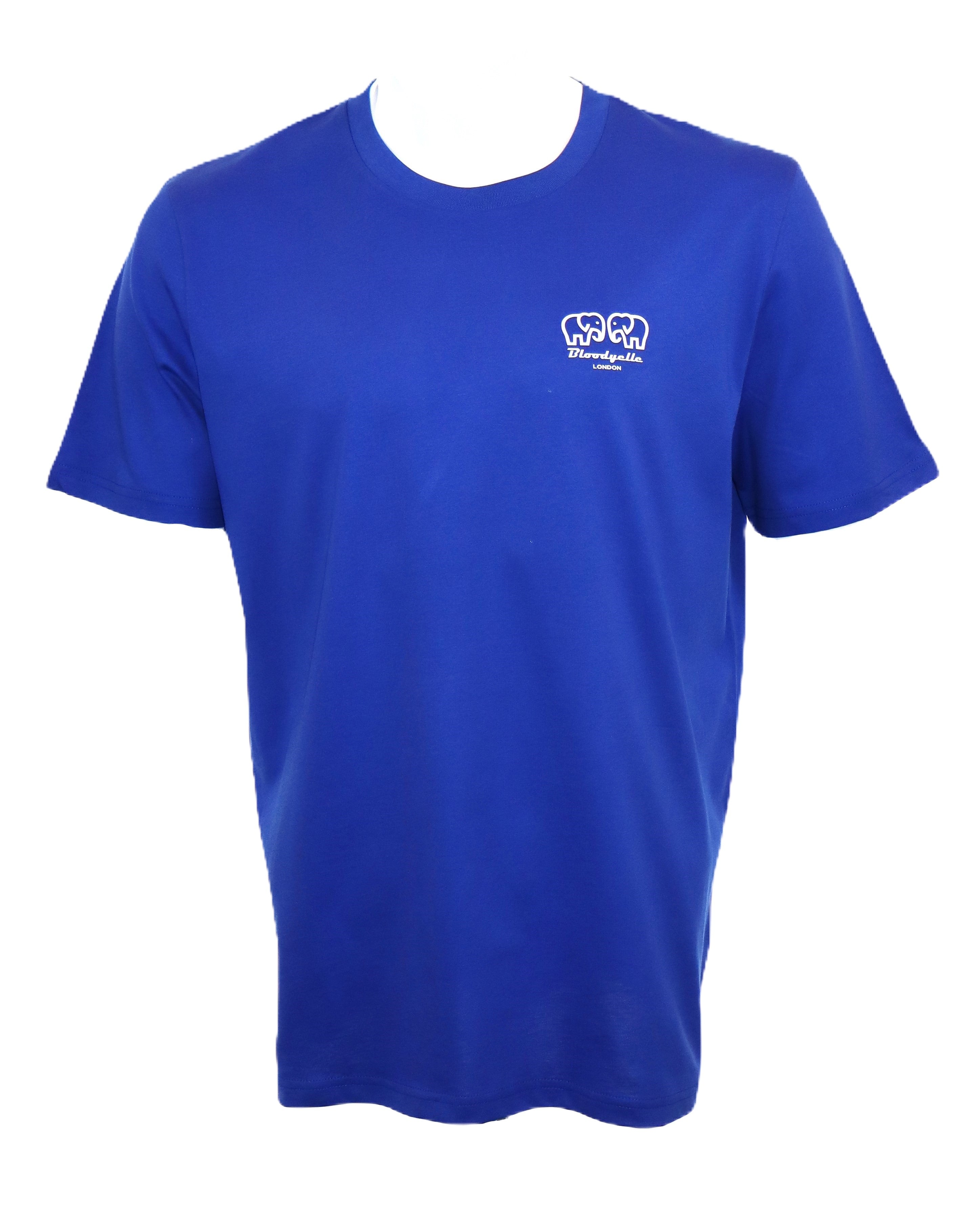 Royal Blue Bloodyelle Mini Raised Rubberised  Logo T-Shirt