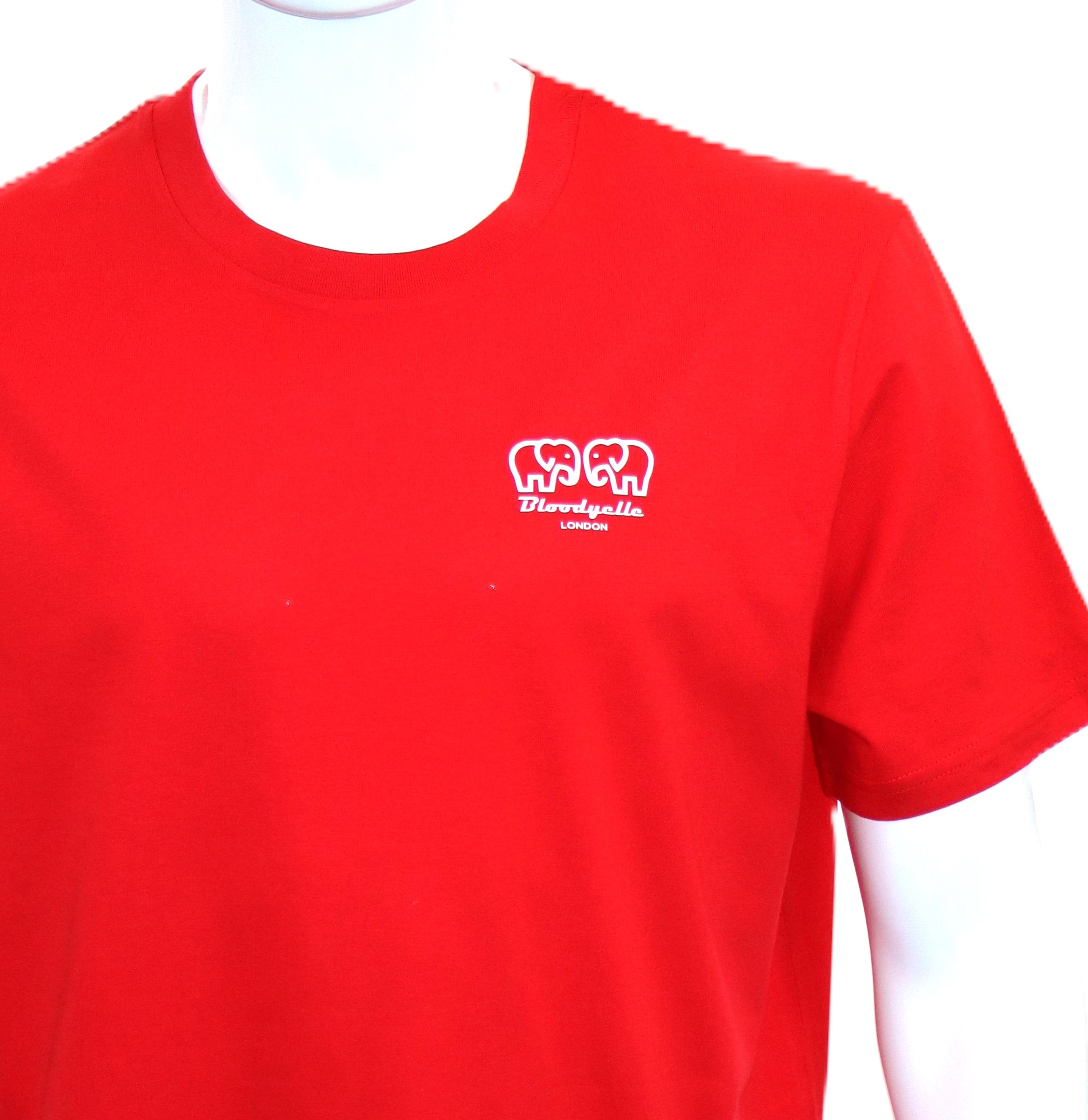 Red Bloodyelle Mini Raised Rubberised  Logo T-Shirt