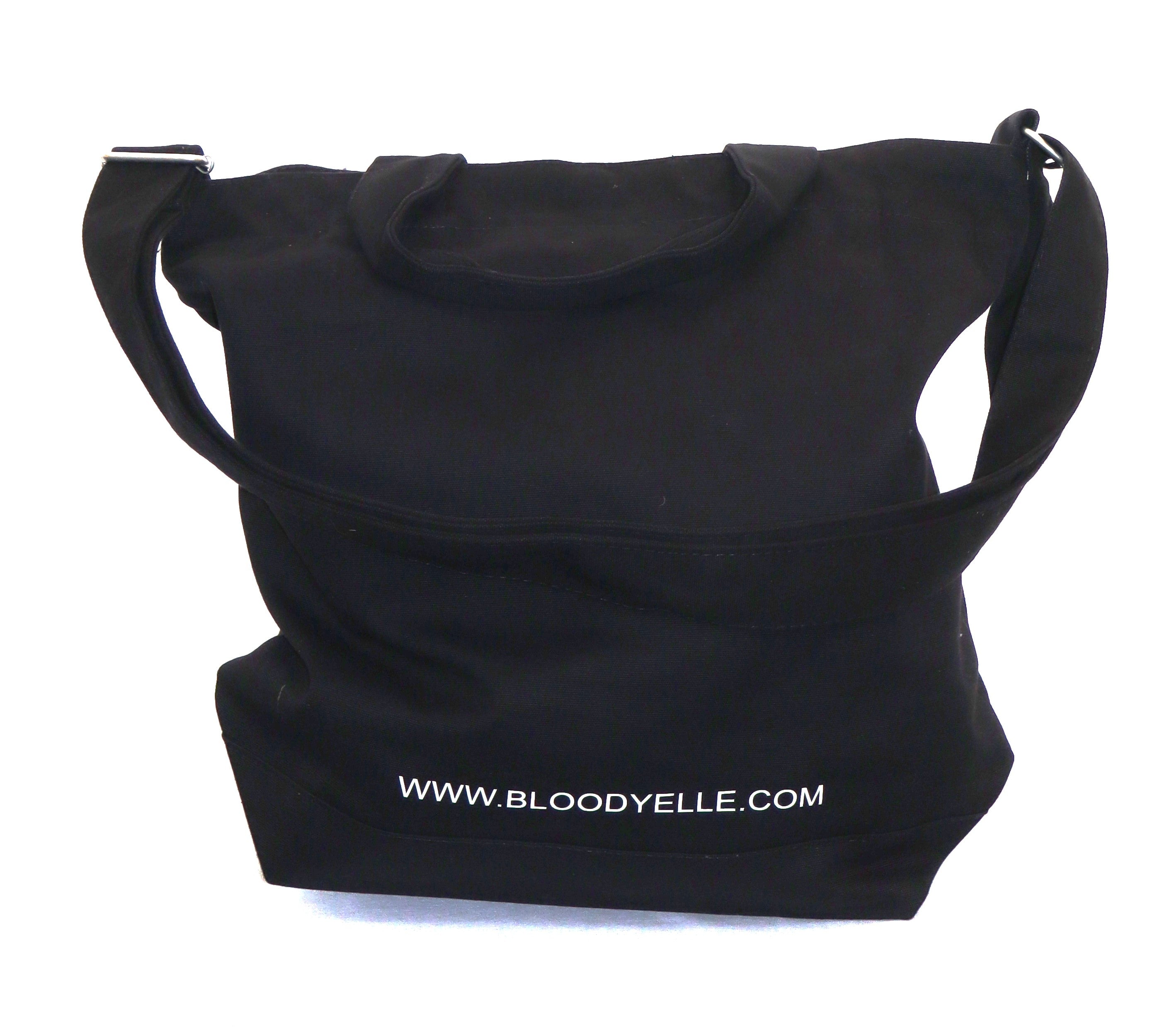 Black Elephant Brand Carrier Tote Bag