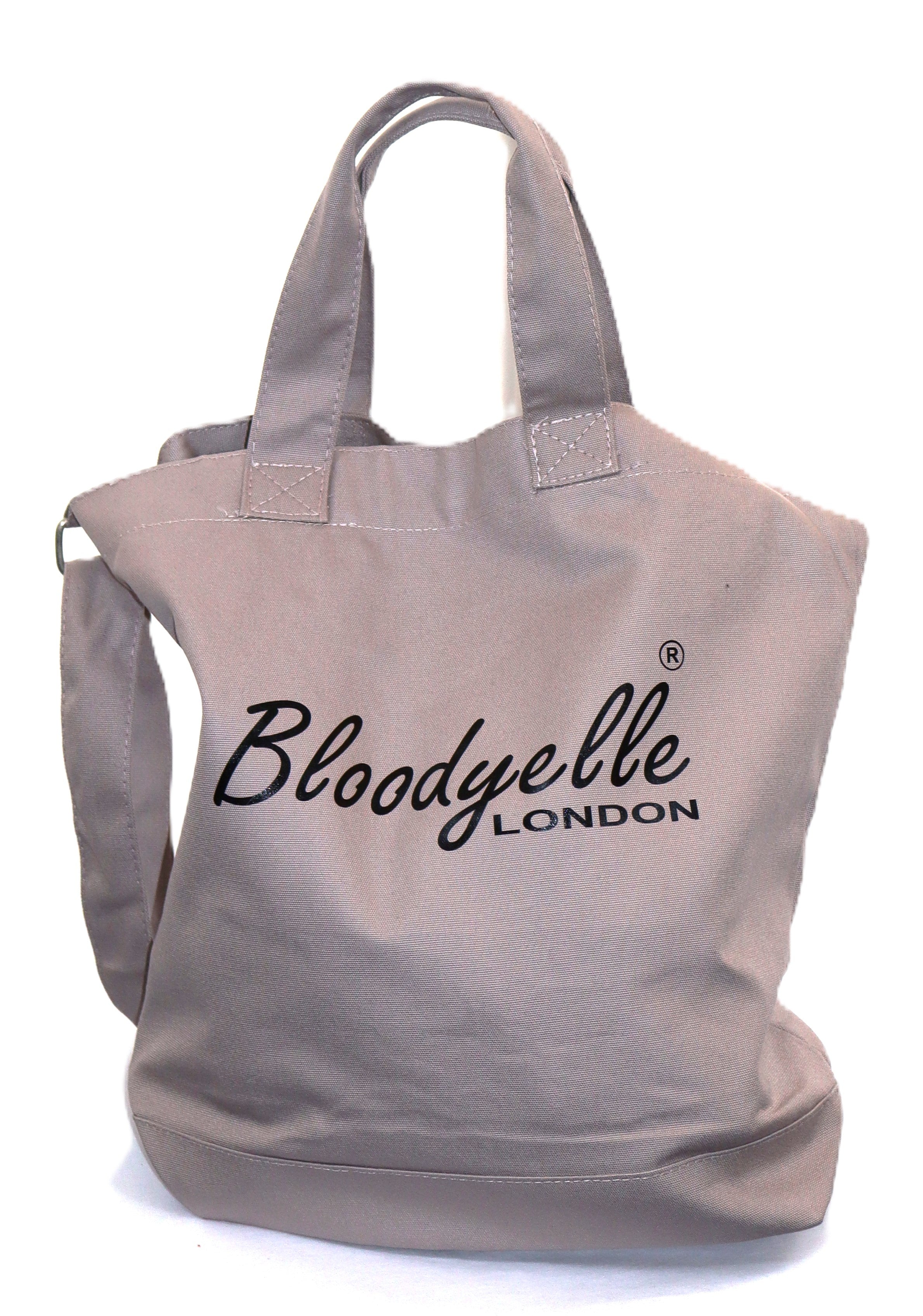 Gray Signature Tote Bag