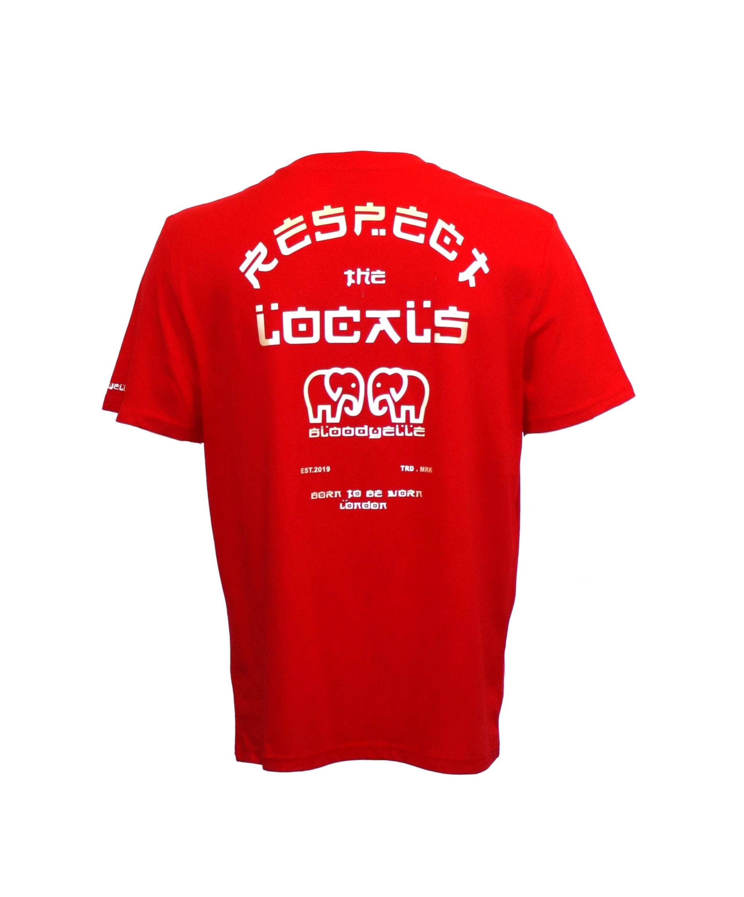 Red Respect The Locals T-Shirt