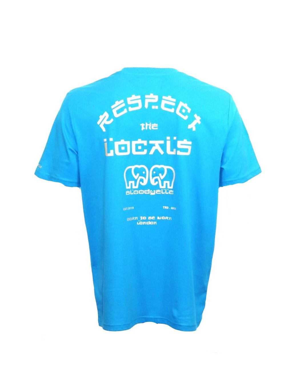 Aqua Blue Respect The Locals T-Shirt