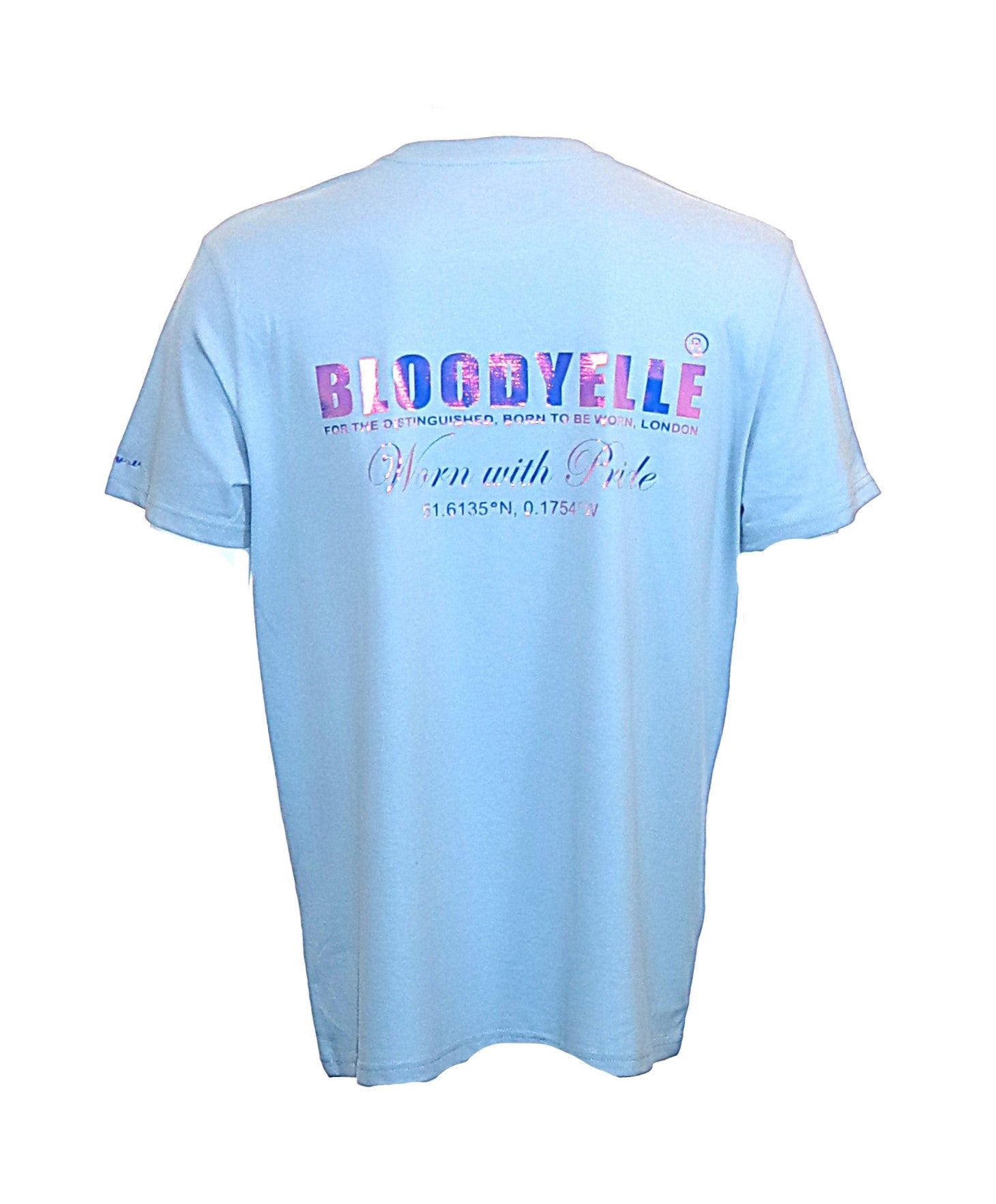 Wear With Pride Baby Blue & Chameleon Purple T-Shirt