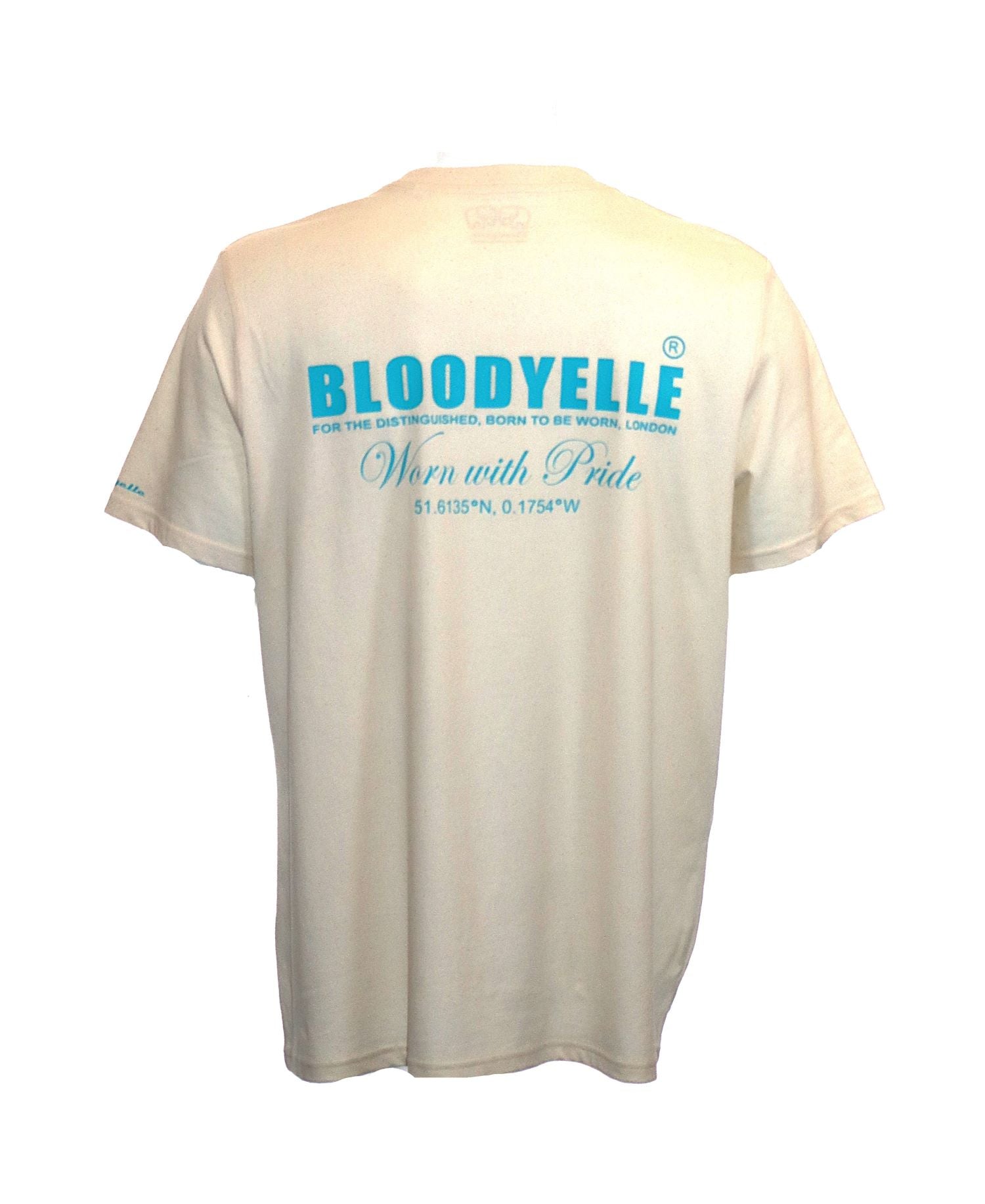 Wear With Pride - Raw Cotton and Tiffany Blue T-Shirt