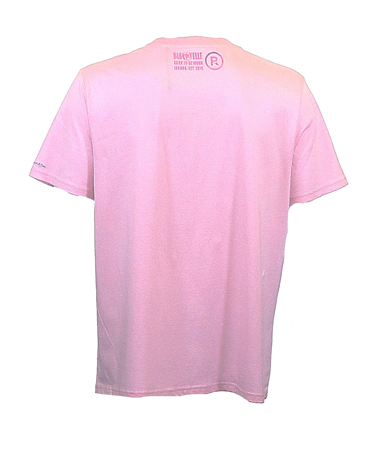 Large Infinity Logo Cotton Pink with Metallic Purple T-Shirt