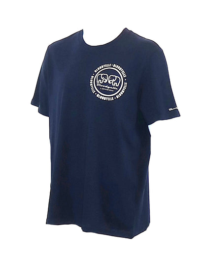 Mini Infinity Logo Navy with Silver T-Shirt