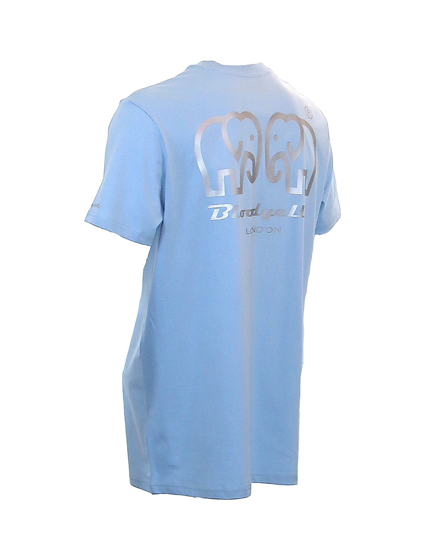 Light Blue Bloodyelle Big Elephant back logo