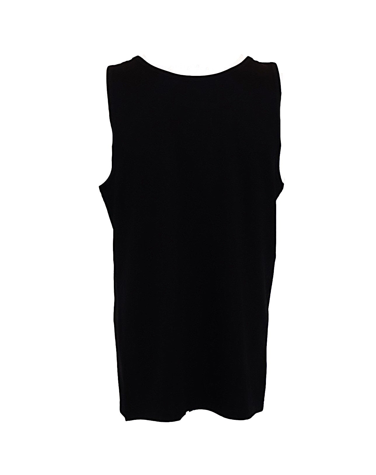 Black Cotton Vest