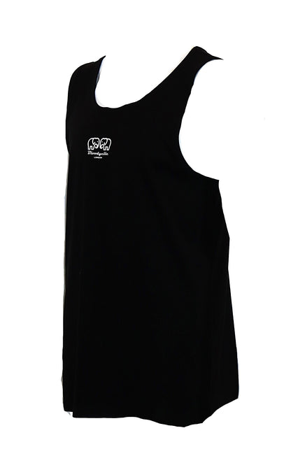 Black Cotton Vest