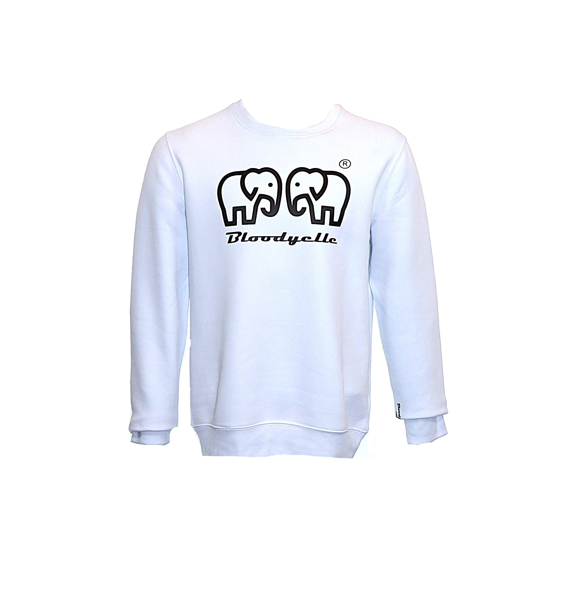 Aqua Blue Elephant logo Brand Sweatshirt