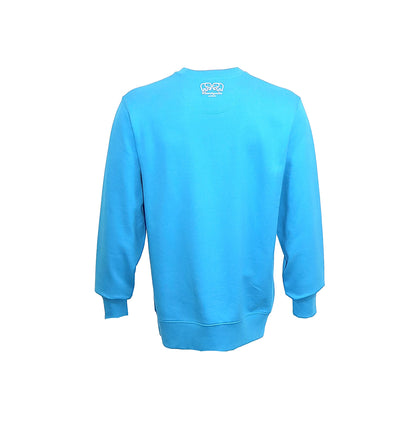 Aqua Blue Elephant logo Brand Sweatshirt