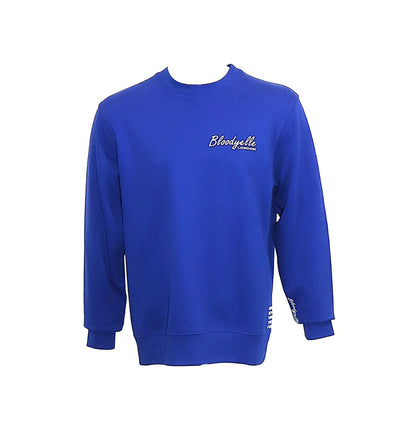 Bloodyelle Royal Blue Signature Sweatshirt with White Flock