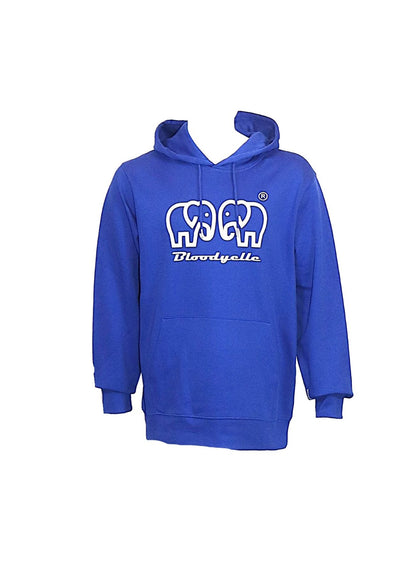 Bloodyelle Brand Hoodie Royal Blue with White Logo