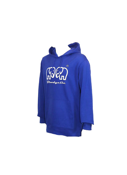 Bloodyelle Brand Hoodie Royal Blue with White Logo