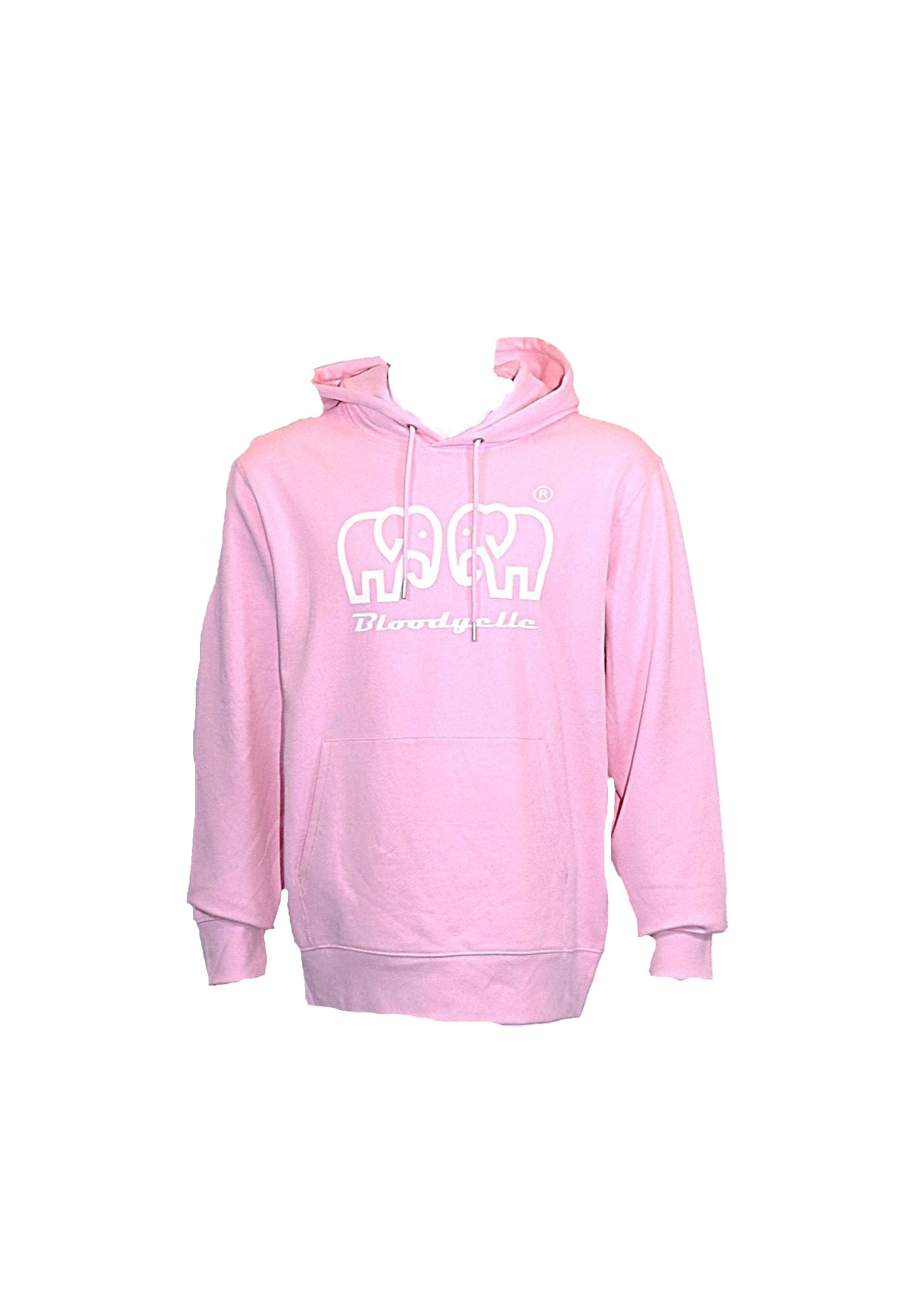 Bloodyelle Brand Hoodie Pink with White Logo