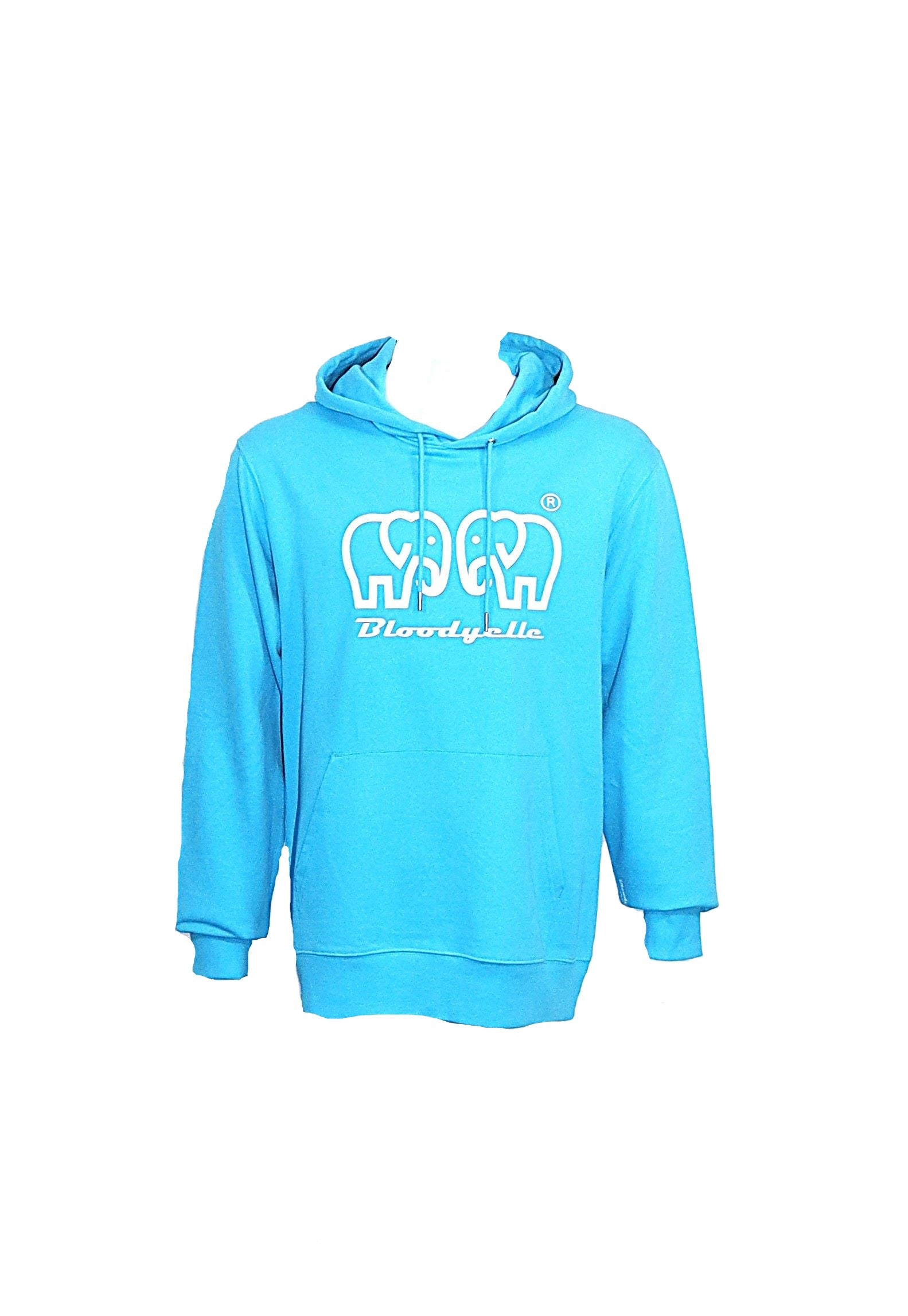 Bloodyelle Brand Hoodie Royal Blue with White Logo