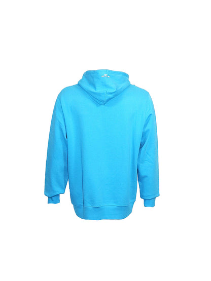 Bloodyelle Brand Hoodie Aqua Blue with White Logo